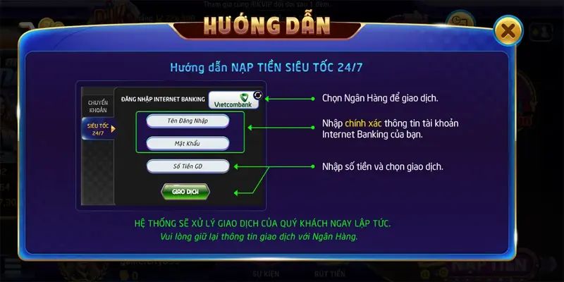 Nạp Tiền RIKVIP Cách Nạp Tiền RIKVIP Đơn Giản Và Tiết Kiệm